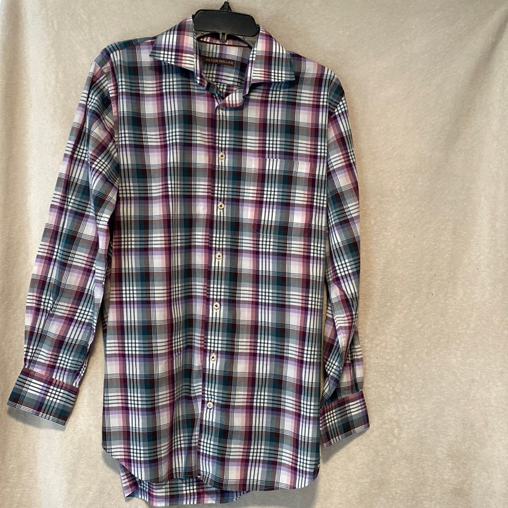 Peter Miller Striped and Plaid print long sleeves shirt